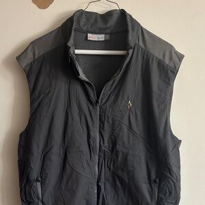 Kjus Men's Black Sleeveless Zip-Front Vest